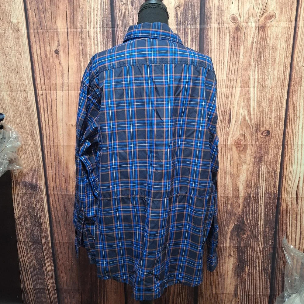 Columbia Blue Omni-shade Outdoor Button up Size XL NWOT